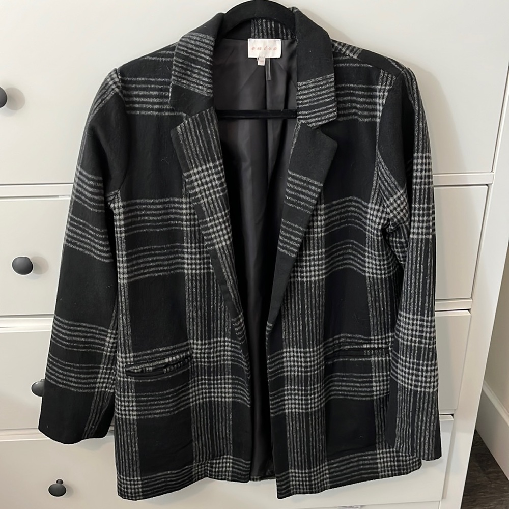 Plaid Blazer